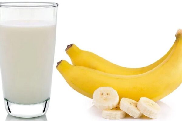 milk and banana
