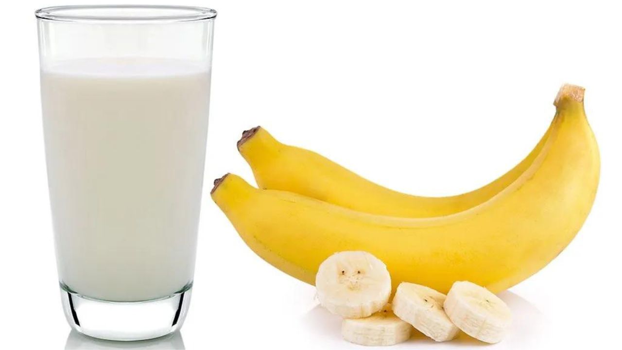 milk and banana